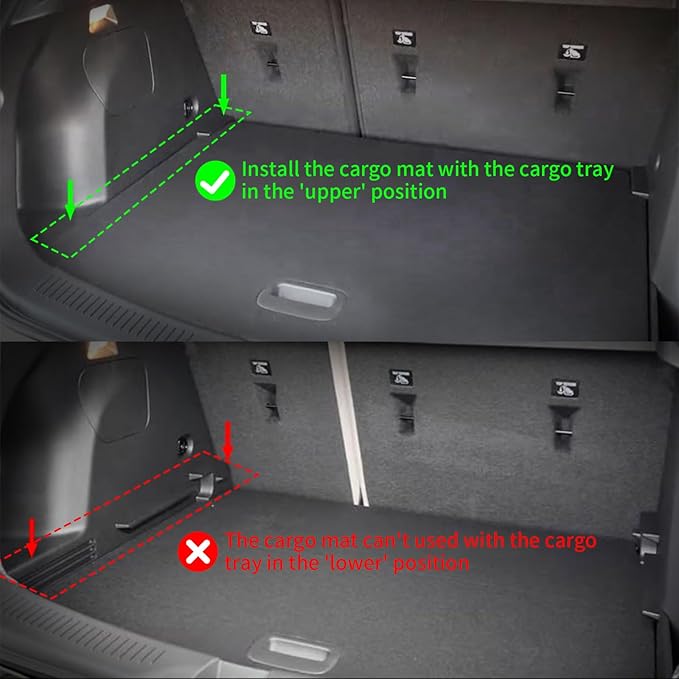 ANBINGO® Floor Mats & Backseat Cargo Liner for 2020-2026 Buick Encore GX AWD, 2020-2026 Encore TPE Car Mat (Cargo Tray in Upper Deck Position)