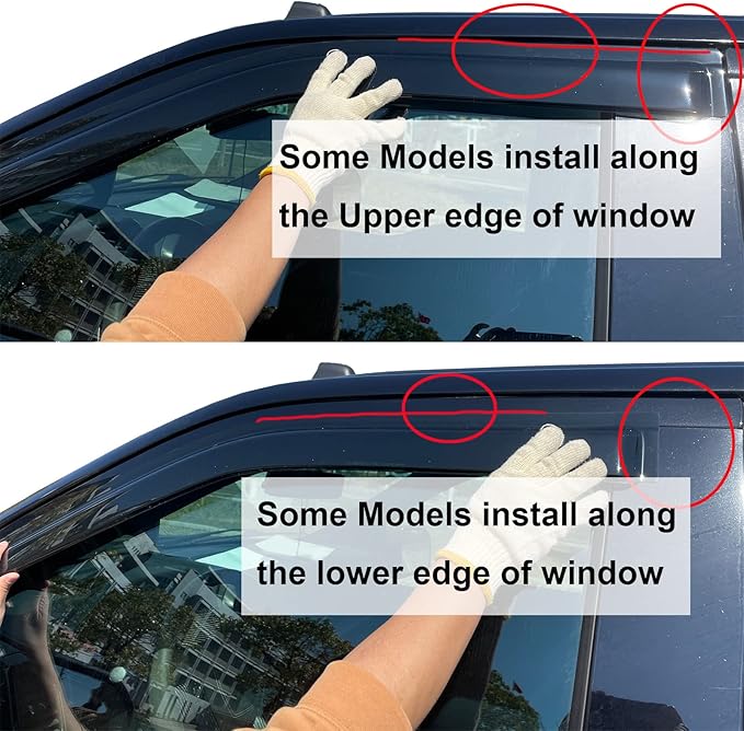 Wind Deflector Compatible with 2002-2006 Honda CR-V Smoke Sun/Rain Guards Window Visors 94459