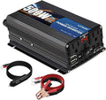 LVYUAN 500 Watt Pure Sine Wave Power Inverter 24V to 110V/120V DC to AC Converter with Dual Sockets, Dual USB Ports, LED Display for Home Outdoor RV Car Power Inverter Power Adapter