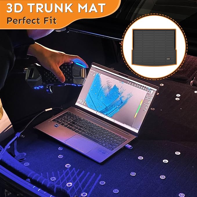 Binmotor-Floor Mats & Cargo Liner for TLX 2021-2025(for AWD & FWD), Front & 2nd Row & Rear Cargo Mat TPE All Weather Car Mats Custom Fit Floor Liners Waterproof Mat TLX Accessories