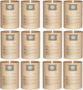 12 Pack DXVA19-4101 Dust Bag Compatible with DEWALT 6-10 Gallon DXV06P DXV09P DXV09PA DXV10P DXV10PL DXV10S DXV10SA DXV10SB Wet/Dry Vacuum Cleaners