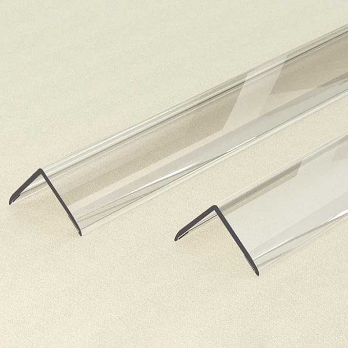 Wall Corner Protector - 2PCS, 31.5"x1.18" - Self Adhesive Clear Corner Protectors for Walls, Cabinet Doors, Edge Protector Trim; Easy to Install Corner Guards for Walls (80cm x 3cm)