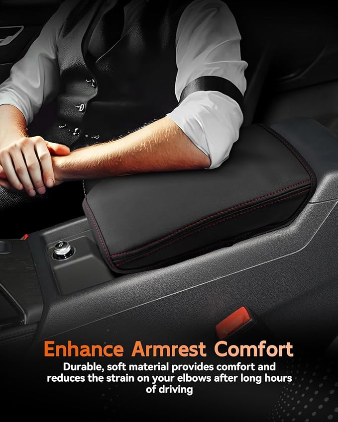 CDEFG for 2020-2025 Audi A5 Center Console Cover Armrest Cover for A5 (4-Door Version Only) 2020 2021 2022 2023 2024 2025 Accessories Console armrest Protector