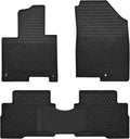 Car Floor Mats Custom Fit for Kia Sportage 2023 2024 2025（Hybrid Only） Odorless Washable Heavy Duty Rubber (All Weather) Floor Liners Set Black