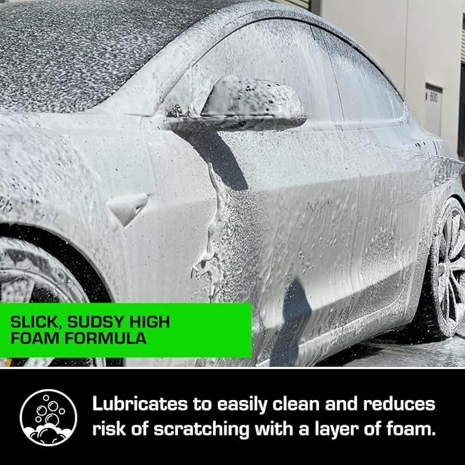 Ceramic Car Shampoo - Car Wash For Ceramic Coatings - Car Wash Soap - Adds Hydrophobic Protection | Enhances Coatings, Waxes Or Sealants | Incredible Shine