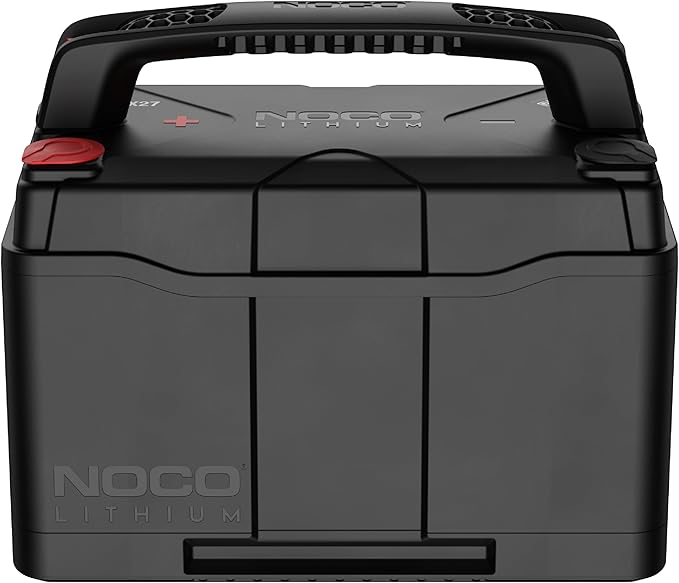 NOCO Lithium NLX27: 12V Dual-Purpose LiFePO4 Lithium-Ion Battery - 100Ah Deep-Cycle and 1400A Group 27 Starter Battery - UL Listed - Built-In Dynamic BMS