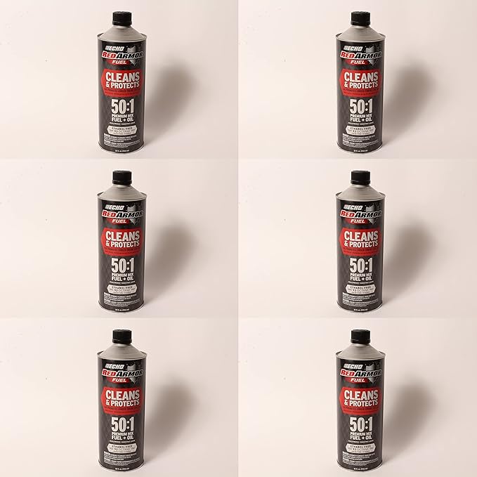 7450001 Echo Red Armor 32 oz. 50:1 Pre-Mixed Ethanol Free Fuel 6 Pack
