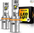 OXILAM Upgraded 9004 LED Bulbs, 20000 Lumens 600% Super Brighter HB1 Led Bulbs, Ture 1:1 Size as Halogen Bulbs，6500K Cool White Wireless Kit for 9004 Blubs, Plug & Play, Pack of 2