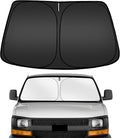 ARISMOTOR Windshield Sun Shade for Che-vrolet Chevy Express Cargo Van 1500 2500 3500 4500 1996-2026, Custom Fit Foldable Front Window Sunshade Sun Visor Protector, Block UV Rays Keep Your Car Cooler