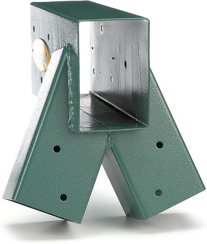 Eastern Jungle Gym Easy 1-2-3 A-Frame Swing Set Bracket Heavy Duty for EZ, Simple Install - DIY Swing Set Parts Green