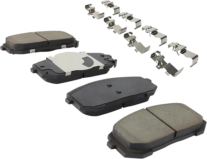 Premium Ceramic Front Brake Pads (1001-2302C) Compatible with Hyundai Elantra 2021-2021, Hyundai Sonata 2020-2024, Kia K5 2021-2023, Kia Niro EV 2023-2024
