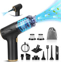 Handheld Car Vacuum Cleaner Cordless, High-Power Brushless 20000PA Mini Hand Held Cleaner with 8 Multi-Functional Nozzle & 2 Replaceable Filters, Portable Vacuum Cleaner for Car Office Pet Hair