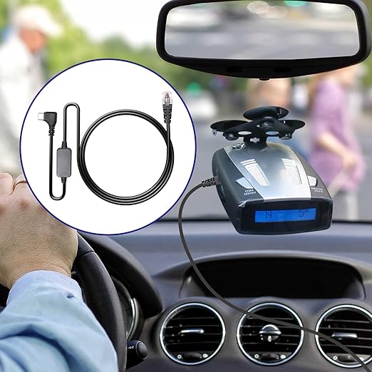 USB-C to RJ11 Plug Cable,Radar Detector Cable for Uniden R1 R3 R7 Escort MAX360 MAX 360c IX IXc Beltronics Cobra Passport 9500i Radenso XP etc(4.92FT)
