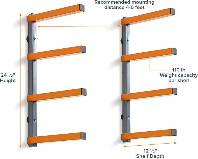 Bora Portamate Bora Wood Storage Rack