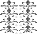 8 Pack 220W Garage Light Ceiling Led Deformable LED Shop Lights for Workshop E26 E27 Screw in Garage