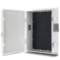 Outdoor Electrical Junction Box, ABS Water Resistant Enclosure with Internal Mounting Panel & Hinged Cover (13" H* 9.2" L* 3.7" W)