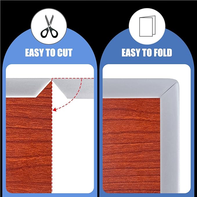 Rubber Edge Trim, Flexible Self Adhesive U Shaped Peel and Stick Edge Banding, 1-3/4"(44mm) U Channel Edge Protector, Edge Guards for Woods, Furniture, 20Ft, Grey Color