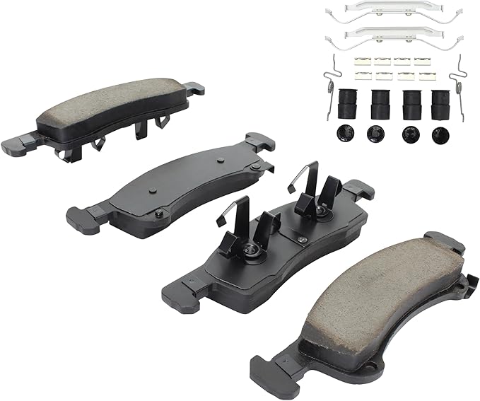 Premium Ceramic Front Brake Pads (1001-0934C) Compatible with Ford Expedition 2003-2006, Lincoln Navigator 2003-2006