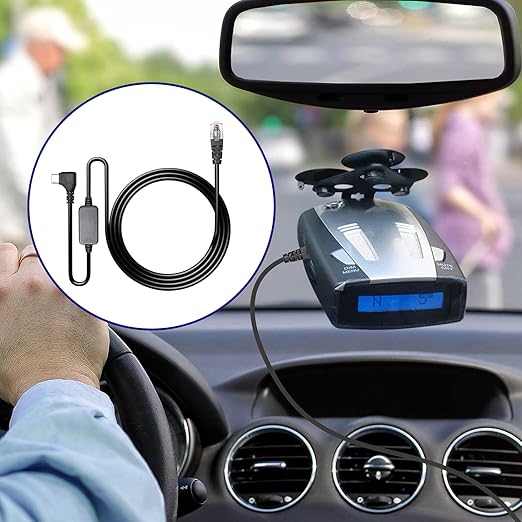 USB-C to RJ11 Plug Cable,Radar Detector Cable for Uniden R1 R3 R7 Escort MAX360 MAX 360c IX IXc Beltronics Cobra Passport 9500i Radenso XP etc(6.56FT)