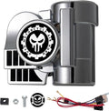 12V Snail Air Horn Train Horn for Motorcycle,Super Loud Air Horn Kit with Truck and Car, Motorbike Compatible - 150DB Train Sound for Boats & Pickups