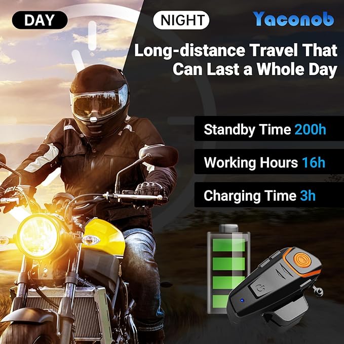 Helmet Bluetooth Headset Bt-S2ns, 1000m Helmet Communication System, Connect Up to 3 People 2 People Talk at The Same Time（2pack）