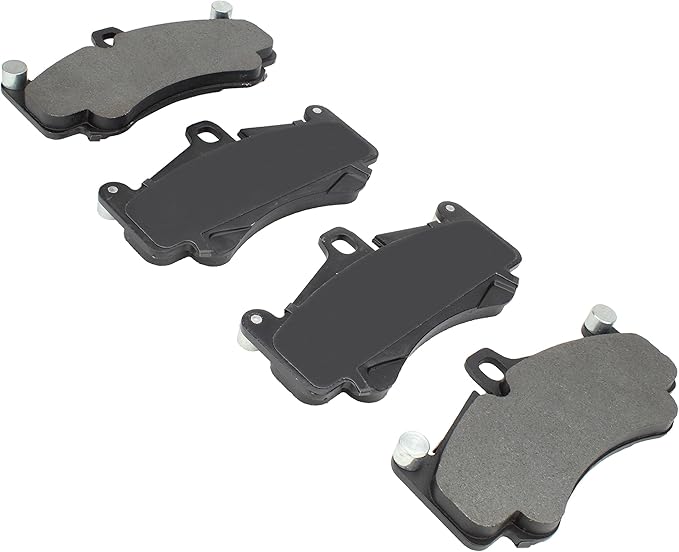Premium Semi-Metallic Front Brake Pads (1001-0991M) Compatible with Porsche 911 2002-2013, Porsche Boxster 2005-2006, Porsche Carrera GT 2004-2005