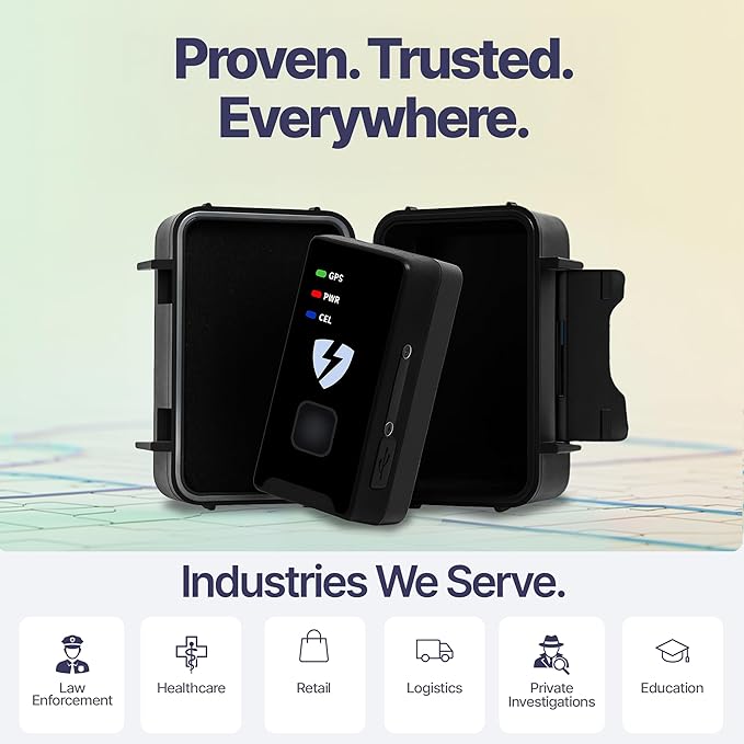 Lightning GPS GL300 Car Tracker Device for Vehicles w/Magnetic Case – Hidden GPS Tracker for Fleet Security, Long Range Vehicle Tracking, Discreet, Ideal for Cars and Trailers, Subscription Required