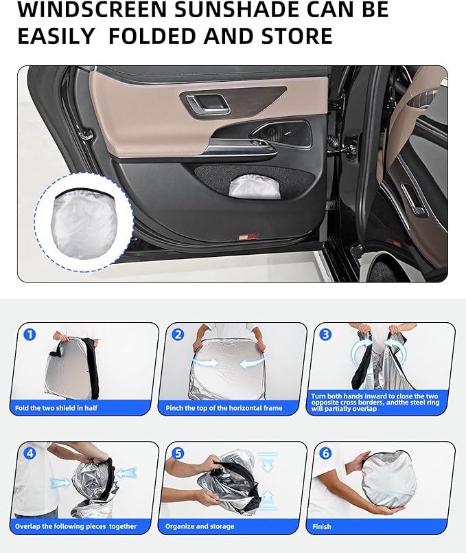 Custom Fit Tundra 2021 Windshield Sun Shade Window Sunshade for 2007-2020 Toyota Tundra Windshield Cover Limited SR5 Platinum TRD Pro Pickup Sun Visor UV Protector Heat Shield Truck Car Accessories