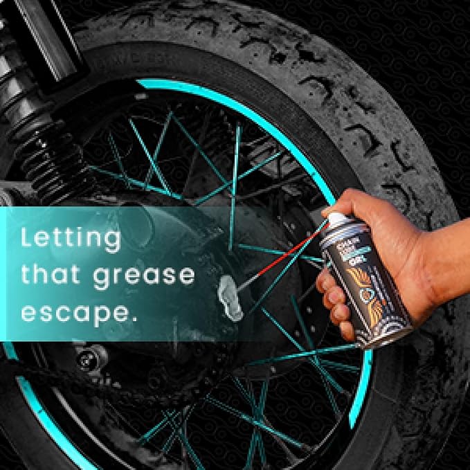 Grand Pitstop All-Weather Motorcycle Chain Lube - Premium Motorbike Chain Lubricant Spray - Formulated for All Weather Conditions for All Bikes (160 ml)