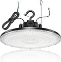 480V LED High Bay Light 300W 240W 200W Adjustable UFO Light 42000LM ETL DLC Listed Dimmable High Bay LED Shop Lights 5000K Daylight IP65 Waterproof Commercial Bay Lighting for Warehouse Factory