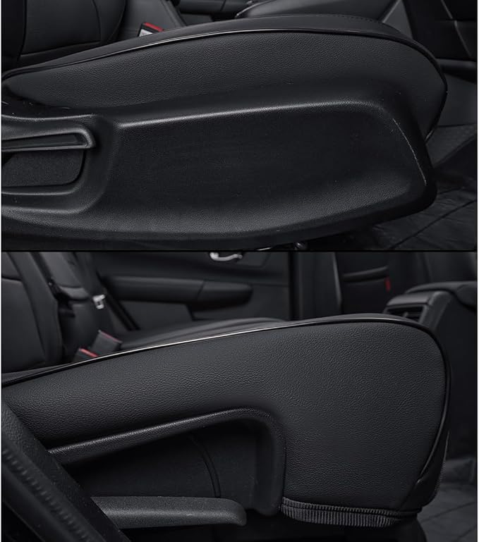 EKR Sportage Seat Covers Custom Fit for KIA Sportage Hybrid EX/SX Prestige & Plug-in Hybrid X-Line/X-Line Prestige 2023-2026 Leather Car Seat Cover Full Set-Faux Leather(Black)