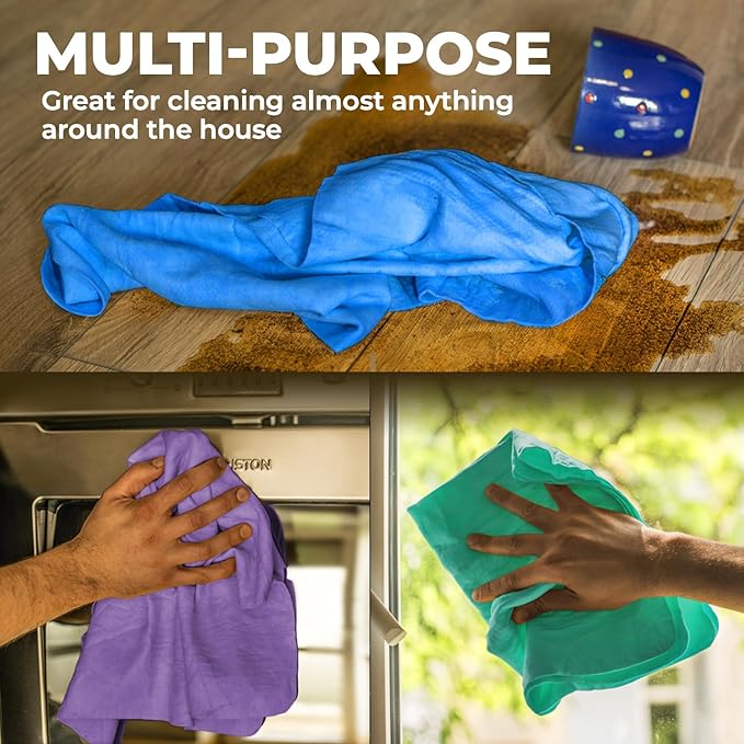 Premium 2pk +1 Free Shammy Cloth for Car Drying - 26"x17" - Super Absorbent Chamois Towel for Car - Scratch-Free, Reusable & Soft