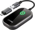 Wireless CarPlay Adapter for iPhone, Converts Wired to Wireless CarPlay Dongle 2024 Upgrade Zero Latency Plug & Play fit for Cars from 2017 & iOS 10+