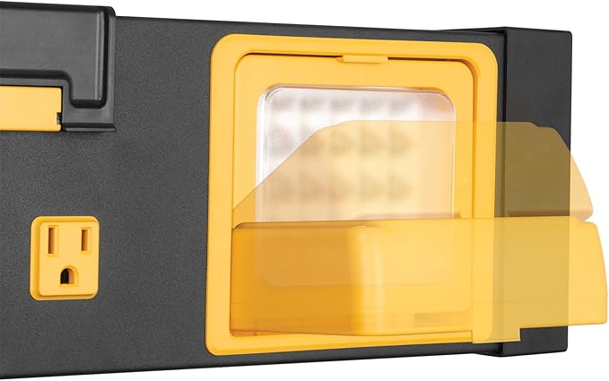 Performance Tool W2279 Commercial Grade Power Station with 6 Outlets, 2 USB Ports, Built-In Cradle, and LED Lights, Ideal for Workshops and Garages