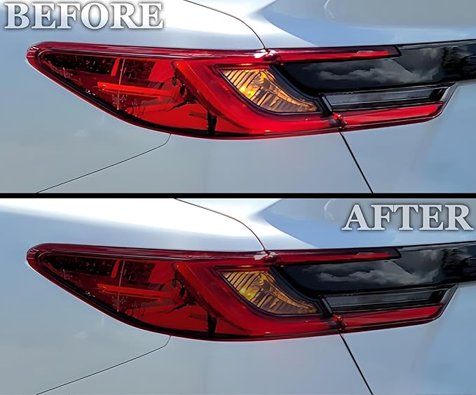 BOGAR TECH DESIGNS Rear Taillight Tail Light Tint Kit PPF Compatible with Toyota Camry 2025-2026, Light Smoke