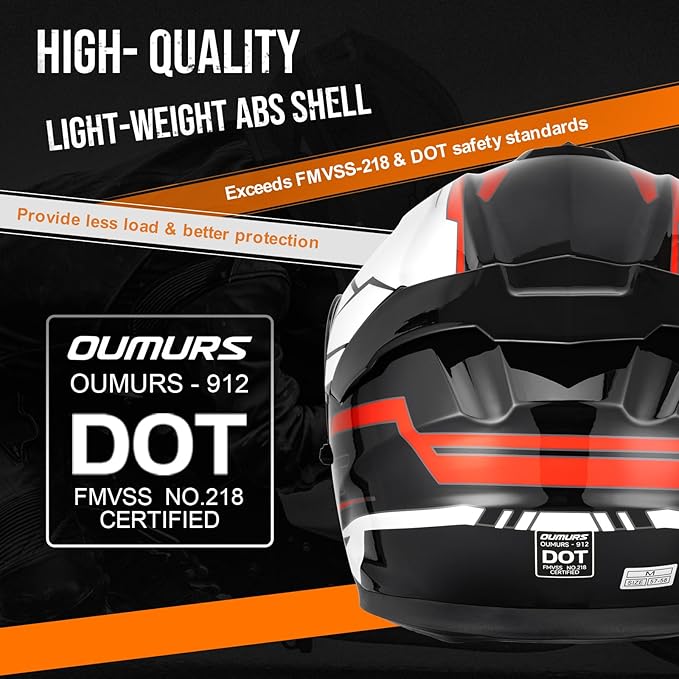 Modular Motorcycle Helmets Full Face Flip up Street Bike Motorcycle Helmet for Unisex Adult Model 912
