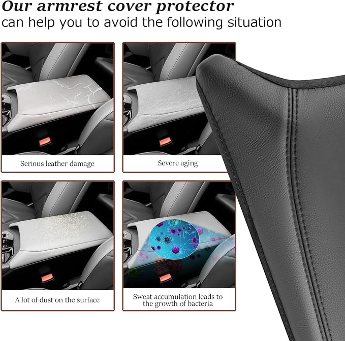 SKTU for 2025 BMW X3 Center Console Cover for 2025 BMW X3 Armrest Cover BMW X3 2025 Accessories Seat Box Cover 2025+ X3 (30 xDrive/M50 xDrive) Center Console Cushion [Soft, Durable]