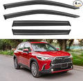 Window Visors Rain Guards for 2022 2023 2024 2025 Toyota Corolla Cross, Out-Channel Window Vent Wind Deflectors Visors Shades for 22 23 24 25 Corolla Cross L LE XLE