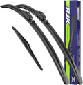 AJK Wiper Blades for Hyundai Santa Fe 2007 2008 2009 2010 2011 2012, 2 Piece All Weather OEM Quality Automotive Replacement Windshield Wiper Blades for My Car