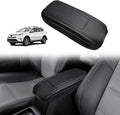 Muslogy Center Console Armrest Cover Compatible with Toyota RAV4 2013-2018 Comfort Armrest Pad Arm Rest Cushion Vegan Leather Protector Regular Thick