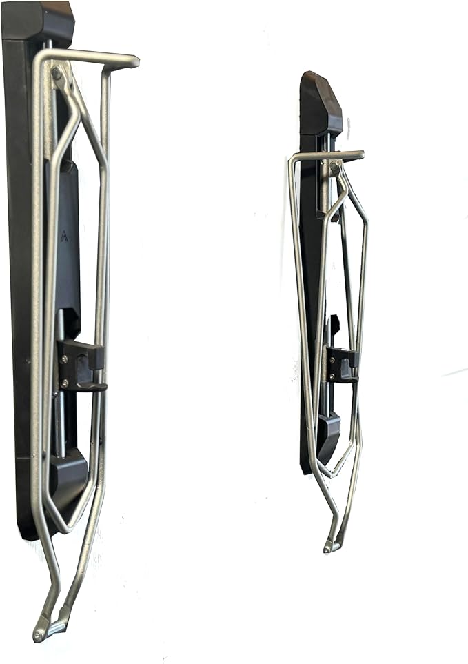 Unbound Bike Storage Rack: Swivel Wall Mount for Effortless Indoor Storage - Space-Saving Design with Swivel Arms. Ideal for Home, Garage, Bike Park (Fat Bike Rack (TIRE WIDTH 2.8''~5''))
