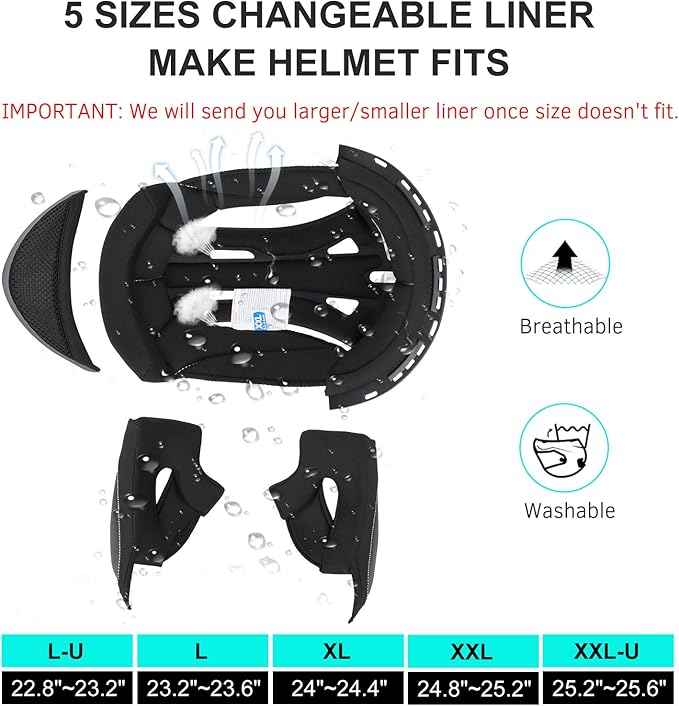 Bluetooth Motorcycle Helmet FreedConn BM12 DOT Full Face Bluetooth Helmets Motorcycle Dual Visor Helmet with Integrated Intercom System/ 2~3 Riders Pair/ 500M/ FM/ MP3/ Voice Dial (Multi-Color, XXL)