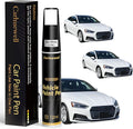 (LY9C) Ibis White Touch Up Paint Compatible with Audi, Exact Match Car Paint Pen Automotive Scratch Repair Remover Kit Quick & Easy Solution for Vehicle Chips and Nicks