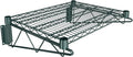 18" x 24" Green Epoxy Wire Wall Mount Shelf