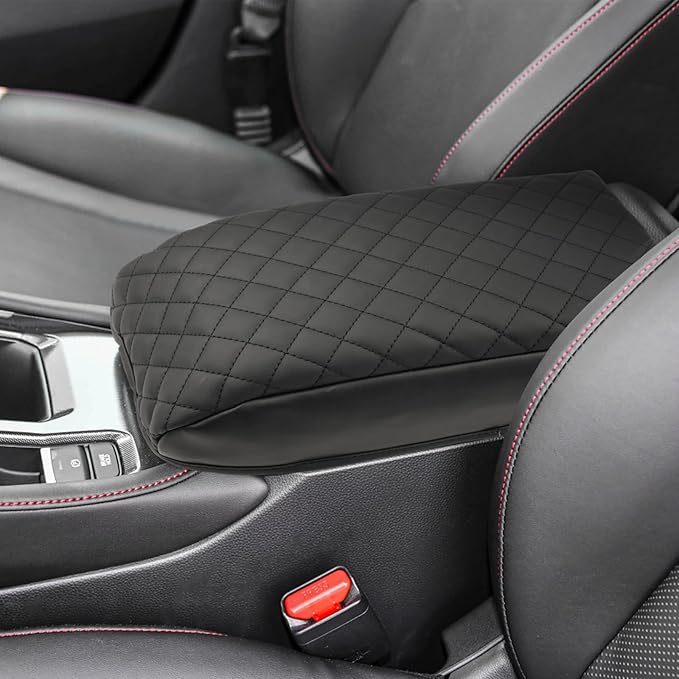 SXCY Fit for 2023 2024 Honda Accord LX EX Armrest Pad, Armrest Cover for 2023 2024 Accord Console Protection, Armrest Cushion for 2023 2024 Accord Console Protection Accessories (Armrest pad)
