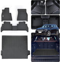 Floor Mats & Trunk Mat for 2019-2024 2025 BMW X5 40i/50i/M50i/M60i/M/M Competition,TPE All Weather Protection 2 Rows Full Set Car Mats