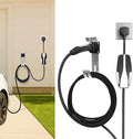 Tesla Charger Holder Wall Mount Kit, Sliver Mobile Connector Charging Cable Cord for Tesla Model for Indoor Outdoor Garage, Wall Mount Cable Organizer Bracket with UMC Holder