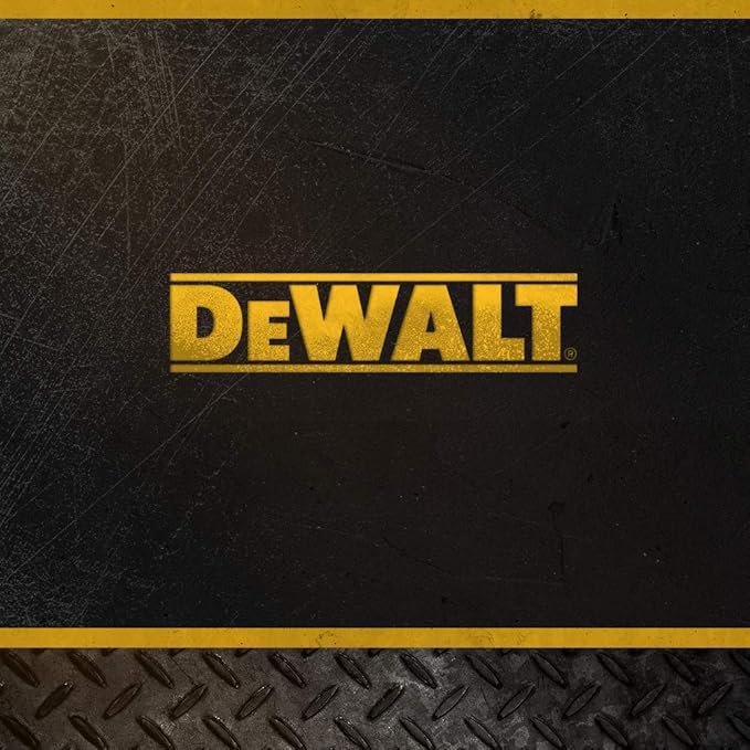 DEWALT Heavy-Duty Metal Stool for Garage and Shop, 360 Swivel Seat, Storage Tray, Padded Rip-Resistant Seat, Steel Frame, Industrial Powder Coating