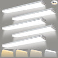 5PK 4FT LED Shop Light - Wraparound, Surface Mount, Office & Garage Ceiling Light