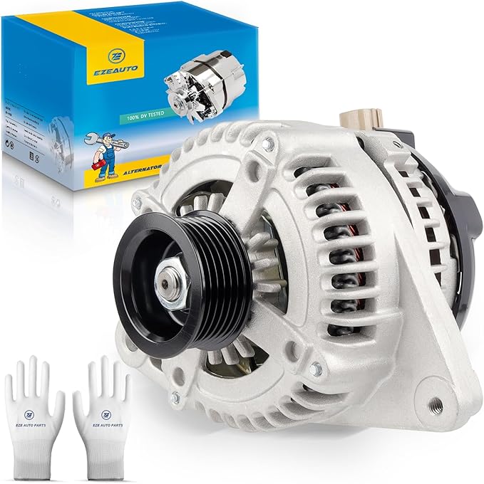 Ezexpreze 11032 New Alternator Compatible for Lexus for RX330 V6 3.3L 2004-2006 for Lexus for ES330 V6 3.3L 2004-2006, 130A High Output Alternator Replaces 104210-4180 104210-4190